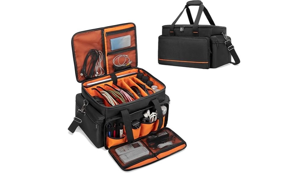 adjustable cable storage solution