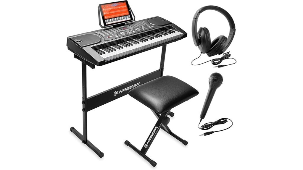beginner keyboard piano set