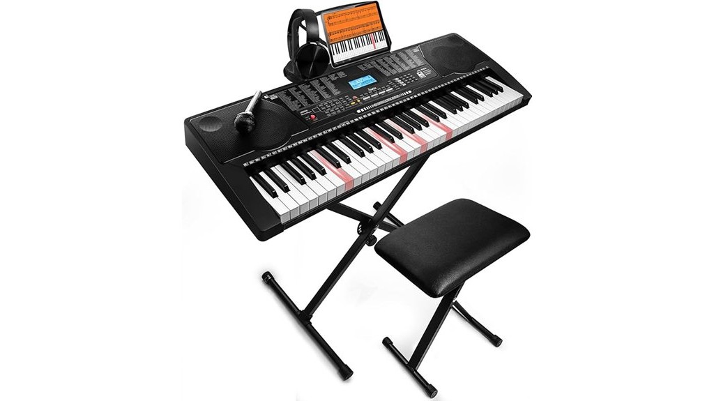 lighted keys portable keyboard