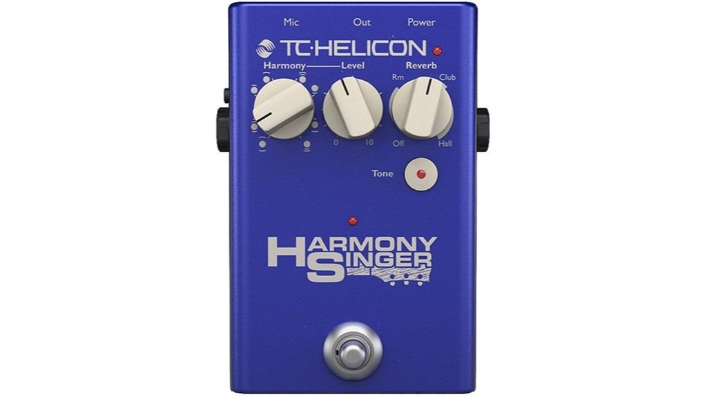 vocal effects pedal device