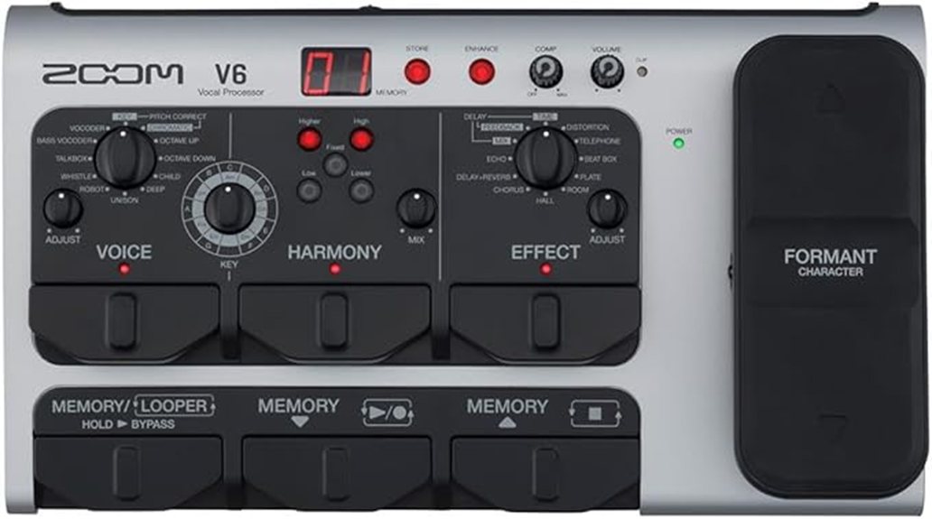 vocal processor for performance